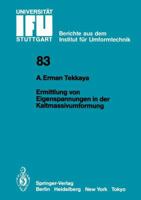 Ermittlung Von Eigenspannungen in Der Kaltmassivumformung 3540164987 Book Cover