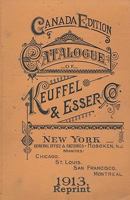 Catalogue of Keuffel and Esser 1913 Reprint 143824827X Book Cover