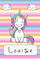 Louise: carnet Personnalisé / Journal pour filles. (French Edition) 1661091261 Book Cover