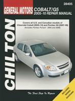 Chilton Total Car Care GM: Chevrolet Cobalt, 2005-10 & Pontiac G5, 2007-09 & Pursuit 2005-2006 Repair Manual 1563929937 Book Cover