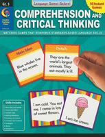 Comprehension and Critical Thinking, Grade 3 1616011599 Book Cover