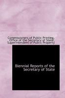 Biennial Reports of the Secretary of State 0554528835 Book Cover