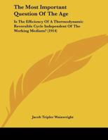 The Most Important Question Of The Age: Is The Efficiency Of A Thermodynamic Reversible Cycle Independent Of The Working Medium? 1120906083 Book Cover