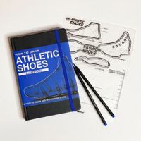 How to Draw ATHLETIC SHOES Sketchbook & Stencils 1685641776 Book Cover