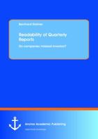 Readability of Quarterly Reports: Do Companies Mislead Investors? 3954891484 Book Cover