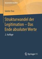 Strukturwandel Der Legitimation - Das Ende Absoluter Werte 3658173769 Book Cover