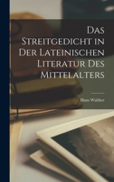 Das Streitgedicht in der lateinischen Literatur des Mittelalters 1019206403 Book Cover