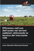 Efficienza nell'uso dell'azoto nei terreni sabbiosi utilizzando la tecnica del tracciante 15N 6209347665 Book Cover