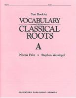 Vocabulary from Classical Roots a Test Grd 7 0838882536 Book Cover