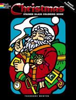 Christmas Stained Glass Coloring Book 0486211193 Book Cover