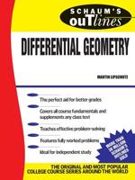 Schaum's Outline of Differential Geometry (Schaum's) 0070379858 Book Cover