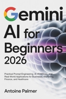 Gemini AI for Beginners 2026: Practical Prompt Engineering, AI Workflows, and Real-World Applications for Business, Marketing, Finance, and Healthcare (Google AI Mastery) B0GN51FBNS Book Cover