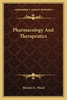 Pharmacology And Therapeutics 1142305481 Book Cover
