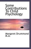 Some Contributions To Child Psychology 1117574229 Book Cover