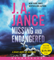 Missing and Endangered Low Price CD: A Brady Novel of Suspense 0063224771 Book Cover