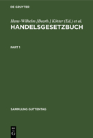 Handelsgesetzbuch (Ohne Seerecht) 3111035921 Book Cover