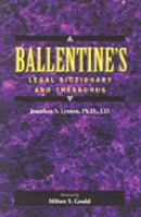 Ballentine's Legal Dictionary/Thesaurus (Lawyers Cooperative Publishing) 0827365268 Book Cover