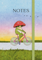 The Little Frog Notebook: A Beautiful 160-Page Lined Notebook Featuring the Internet’s Beloved Mushroom Frog, from the Artist Maybell Eequay 1837997365 Book Cover