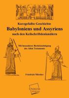 Kurzgefasste Geschichte Babyloniens und Assyriens nach den keilschriftdenkmalern: Mit besonderer Berucksichtigung des alten Testaments, Achtundzwanzigster Heft 1273155572 Book Cover