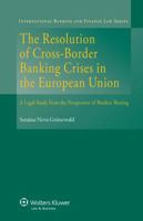 Resolution of Cross-Border Banking Crises in the Eu 9041149090 Book Cover