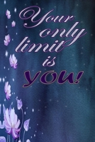 2020 Planner Weekly and Monthly Jan 1 to Dec 31 Weekly & Monthly Coordinator + Calendar Views Inspirational Quotes for gift: your only limit is you purple floral and dreamy stars cover 1676195505 Book Cover