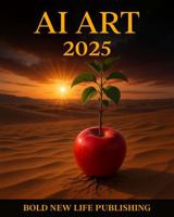 AI Art 2025: Artificial Intelligence Art book of 2025 with over 100 ai generated images using text prompt from real Human intelligence. 1947280244 Book Cover