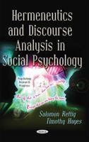 Hermeneutics and Discourse Analysis in Social Psychology 1612099432 Book Cover
