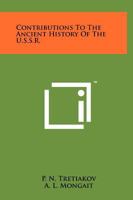 Contributions to the Ancient History of the U.S.S.R. 1258170701 Book Cover