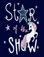 Star Of The Show: Cornell Notes Notebook, Motivational Word Art Cover, Size 8.5" x 11", 120 Pages, Soft Matte Cover 1670730328 Book Cover