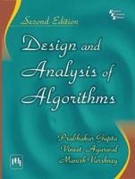 Design and Analysis of Algorithms 8120346637 Book Cover