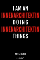 Notizbuch f�r Innen-Architekten / Innen-Architekt / Innen-Architektin: Originelle Geschenk-Idee [120 Seiten gepunktet Punkte-Raster blanko Papier] 1710168625 Book Cover