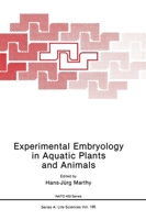 Experimental Embryology in Aquatic Plants and Animals 0306436787 Book Cover