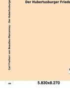 Der Hubertusburger Friede 3863828755 Book Cover