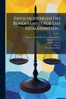 Entscheidungen des Bundesamtes für das Heimathwesen. 1272179656 Book Cover