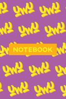 Notebook: Uwu Cuteness Overload Yellow Orange Typography Meme 1091327130 Book Cover