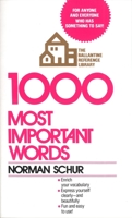 1000 Most Important Words 0345298632 Book Cover