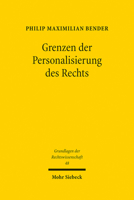Grenzen Der Personalisierung Des Rechts 3161624238 Book Cover