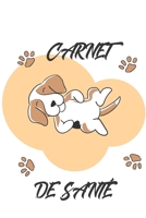 CARNET DE SANTÉ: Carnet de santé pour consultation vétérinaire | Taille idéale : 120 pages | Suivi médical pour votre chien, chiot ou animal de compagnie | Dossier Canin (French Edition) B084DR4RXW Book Cover
