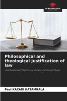 Philosophical and theological justification of law 6208904390 Book Cover
