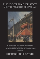 The Doctrine of State and the Principles of State Law 9076660808 Book Cover