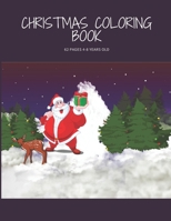 Christmas Coloring Book 62 Pages 4-10 Years Old: Cute Gift for Children Boys and Girls B08M7JBH77 Book Cover