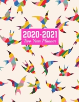 2020-2021 Two Year Planner: Simple 24-Month Planner & Calendar | Large 8.5 x 11 (Jan 2020 - Dec 2021) Daily Weekly and Monthly Schedule | Art Cover 00023187 1712922270 Book Cover