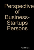 Perspective of Business-Startups Persons 1678114685 Book Cover