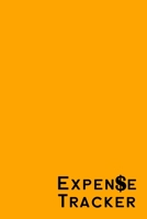 Expense Tracker: Orange Monthly Budget Planner| Personal Expense Tracker | Expense Tracker Organizer | 6x9inch 100 pages 1700307371 Book Cover