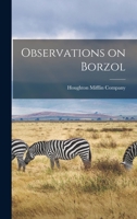 Observations on Borzol 1015886299 Book Cover