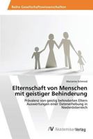Elternschaft Von Menschen Mit Geistiger Behinderung 3639852427 Book Cover