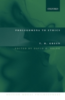 Prolegomena to Ethics 1017681600 Book Cover