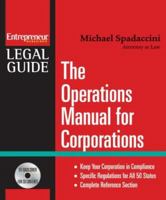 The Operations Manual for Corporations (Entrepreneur Legal Guides) 1599181460 Book Cover