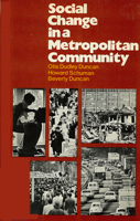 Social Change in a Metropolitan Community 087154217X Book Cover