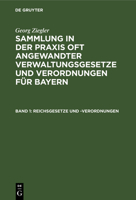 Reichsgesetze Und -Verordnungen 3112333314 Book Cover